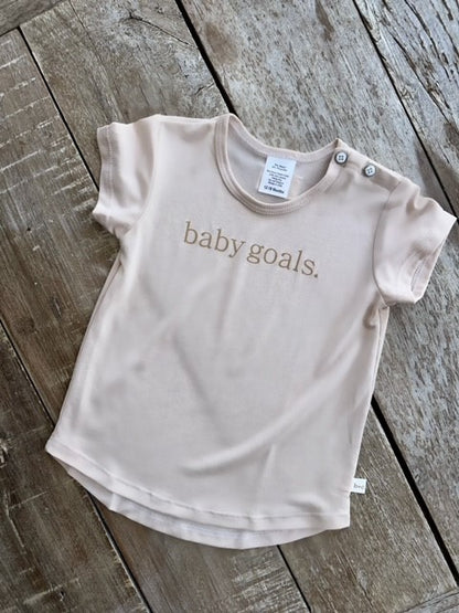 Short Sleeve Tee - Baby Goals