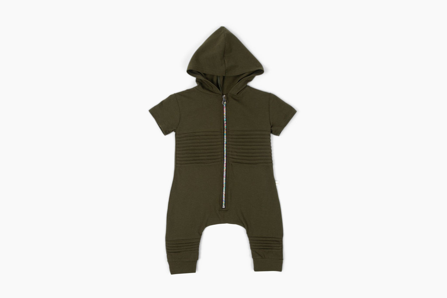 Rainbow Zipper Hoodie Jumper - Organic Cotton