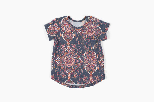 Pocket Tee Boho Paisley